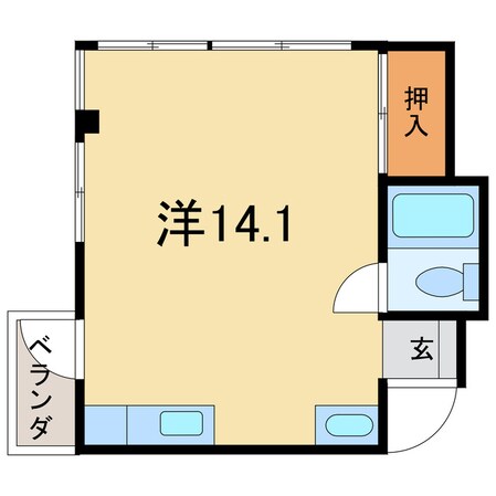 水主ビルの物件間取画像